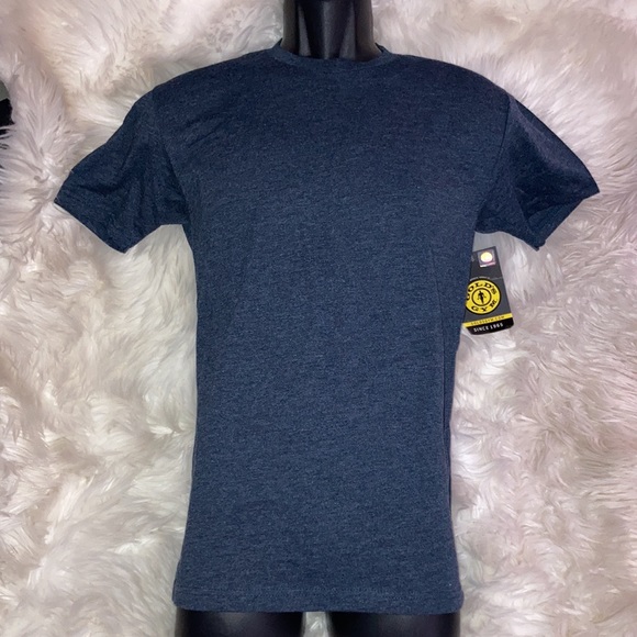 GOLD’S GYM Blue SHREDDED T-Shirt - Picture 4 of 11